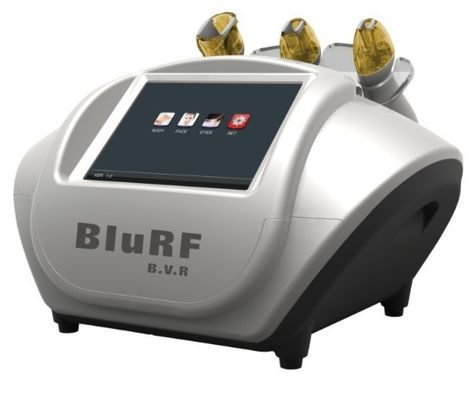 Máquina do emagrecimento do corpo do RF do vácuo da lipoaspiração, instrumento azul da lipoaspiração da pele do RF do feixe 633nm